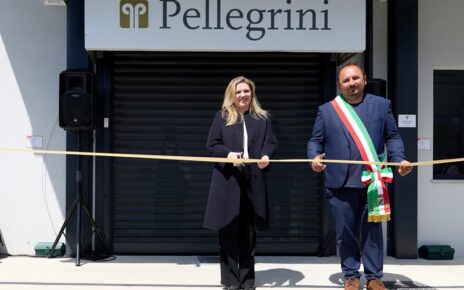 Valentina Pellegrini all'inaugurazione di Peschiera Borromeo